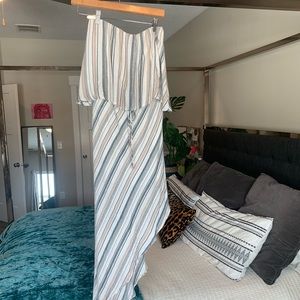 Asymmetrical tube top dress S